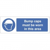 Bump caps must be worn in this area