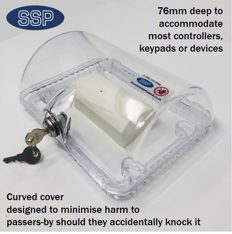 ClearSTOP AntiTamper Locking Key Pad, Switch and Controller Cover