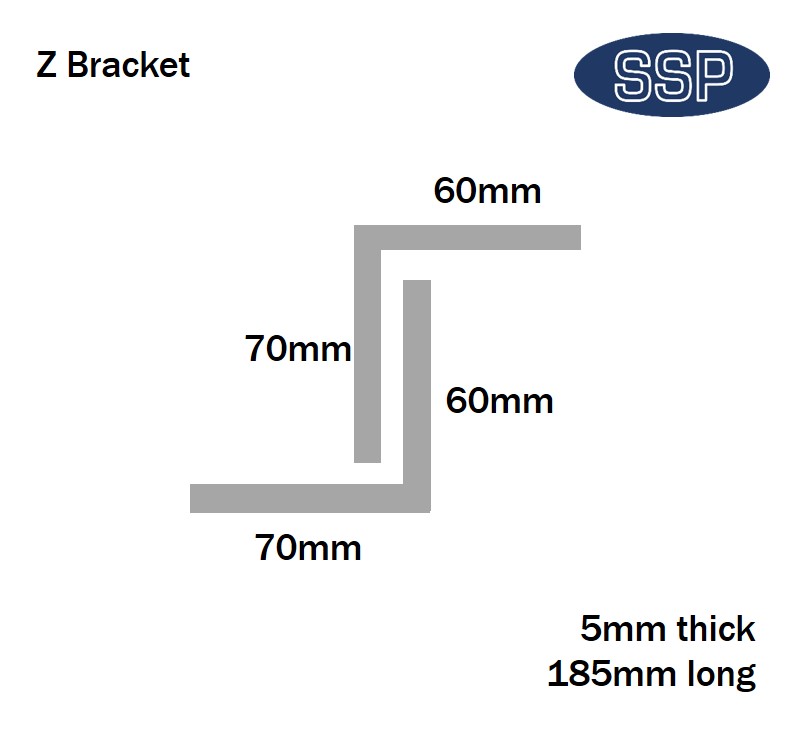 External 1200lb Maglock Adjustable Z and L brackets | SSP Direct