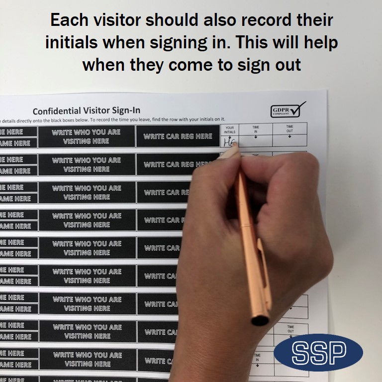 Data Protection GDPR Compliant Visitor Book